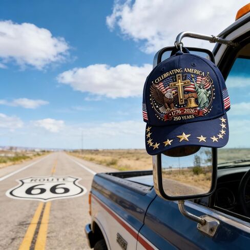 250 Anniversary USA Hat 250th Anniversary USA Hat Adjustable Printed Pattern Patriotic Baseball Cap for Men Women Blue in Saudi Arabia