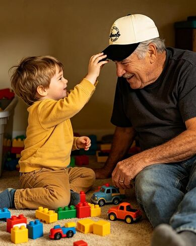 El Mejor Abuelo Hat for Men, 3D Embroidered Spanish World's Best Grandpa Baseball Cap, Regalos para Fathers Day Birthday Gift from Grandkids in Saudi Arabia