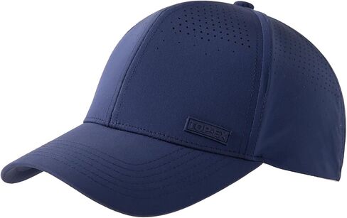 TOP-EX الأداء قبعة بيسبول مقاومة للماء Beathable جولف تشغيل قبعة الليزر قطع شبكة الكرة منحني حافة Snapback قبعة in Kuwait