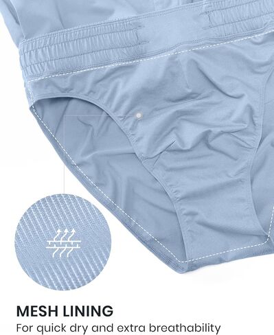 CRZ YOGA Mens Swim Trunks 5''/7'' - Mesh Liner Quick Dry Beach Sports Casual Swimwear Shorts with Pockets in Kuwait