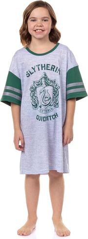 Harry Potter Nightgown Girls' House Crest Varsity Stripe Sleep Shirt in Kuwait