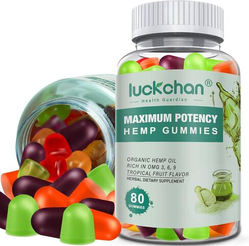 (1 Packs) Hemp Gummies for Sleep, Pain, Anxiety- Pure Extra Strength Organic Hеmp Oil Gummies - 100% Natural Bear High Potency Hemp Gummy for Adults in Saudi Arabia