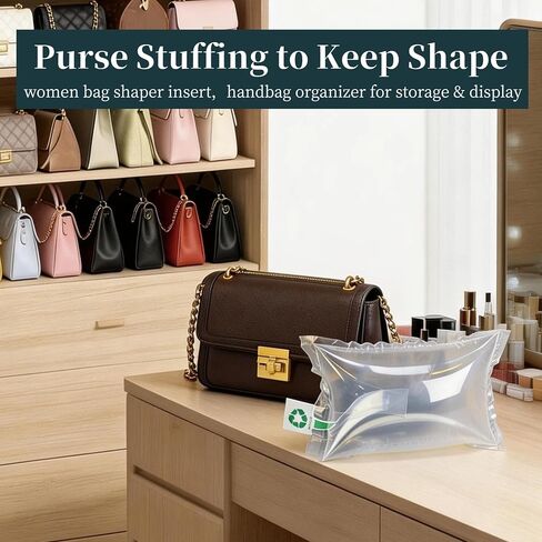 Purse Fillers to Keep Shape and Prevent Creases, 50 Pack Purse Shaper Insert Pillows Handbag Organizer for Storage & Display Bag Stuffing Inflatable Large Air Pillows for Shipping 11.81×9.84'' in Saudi Arabia