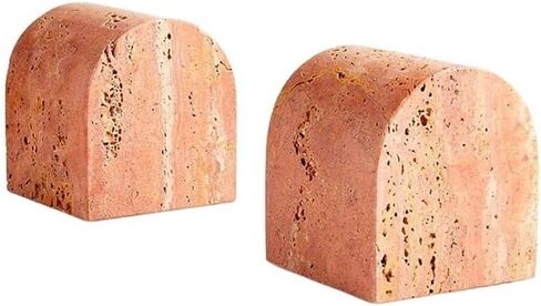 Bookend Support Bookends ，Minimalist Geometric Decoration Decorative for Heavy Books Bookends in Kuwait