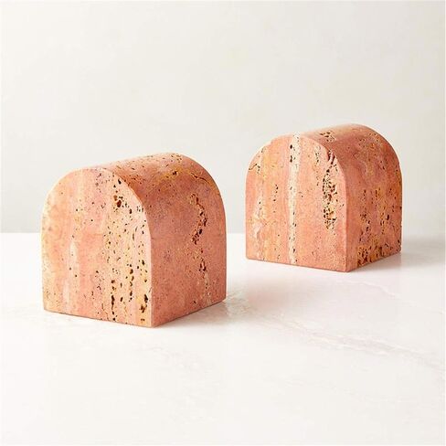 Bookend Support Bookends ，Minimalist Geometric Decoration Decorative for Heavy Books Bookends in Kuwait