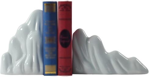 دعم Bookend 1 زوج من مساند الدفتين الصينية من السيراميك للقراءة قطعة تزيينية لطاولة المكتب المنزلي ودفاتر ديكور المكتب in Kuwait