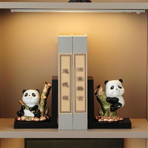 Bookend Support Panda Bookends Cute Animals Book Ends for Heavy Books, Statue Holders for Shelves or Office Desk Bookends in Kuwait
