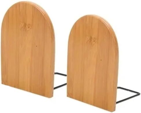 Bookend Support Book Ends for Shelves, Non-Slip Bookends, Heavy Duty Bookend Support for Books and Movies Bookends(Large) in Kuwait