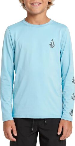 Volcom Boys' Long Sleeve Rashguard- UPF 50+ Sun Protection, Quick-Dry Swim Top- Big Boys in Kuwait