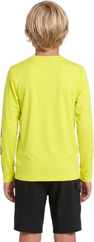 Volcom Boys' Long Sleeve Rashguard- UPF 50+ Sun Protection, Quick-Dry Swim Top- Big Boys in Kuwait