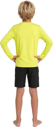 Volcom Boys' Long Sleeve Rashguard- UPF 50+ Sun Protection, Quick-Dry Swim Top- Big Boys in Kuwait
