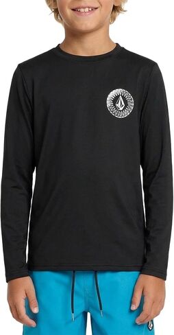Volcom Boys' Long Sleeve Rashguard- UPF 50+ Sun Protection, Quick-Dry Swim Top- Big Boys in Kuwait