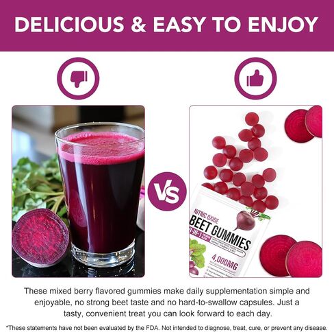 Beet Root Gummies,Beetroot with Pomegranate Gummies,Beet Root Gummie with Vitamins C & B12,L-Arginine & L-Citrulline,Grapeseed Extract,Circulation & Heart Health Support, Vegan, Non-GMO, 90 Count in Saudi Arabia