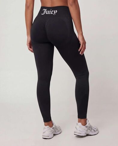 Juicy Couture 2 Piece Women's Workout Set Seamless Bra and Leggings Athletic Pilates Yoga Gym Activewear Matching Outfit in Kuwait
