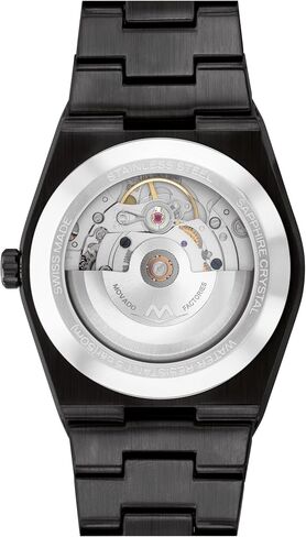 Movado Men's Bold Quest Swiss Automatic Ionic Plated Black Steel Watch, 39mm, Gift for Him in Kuwait