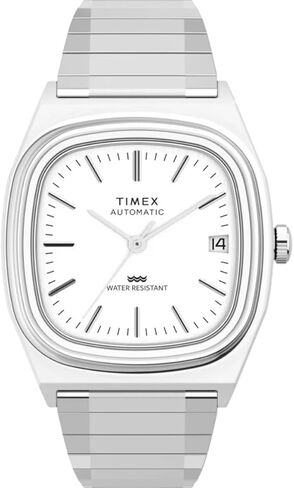 ساعة Timex® Automatic 1983 E Line Reissue 34 مم بسوار من الفولاذ المقاوم للصدأ in Kuwait