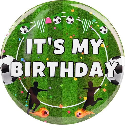 It’s My Birthday Pin, Soccer Happy Birthday Button for Boys Girls Men & Women Soccer Party Decorations in Saudi Arabia