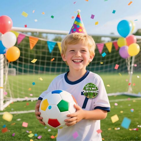 It’s My Birthday Pin, Soccer Happy Birthday Button for Boys Girls Men & Women Soccer Party Decorations in Saudi Arabia