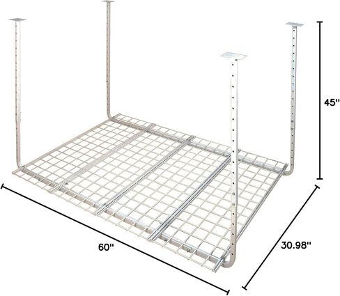 50175-10 60-Inch by 45-Inch Pro Ceiling Mount Shelf, White in Kuwait