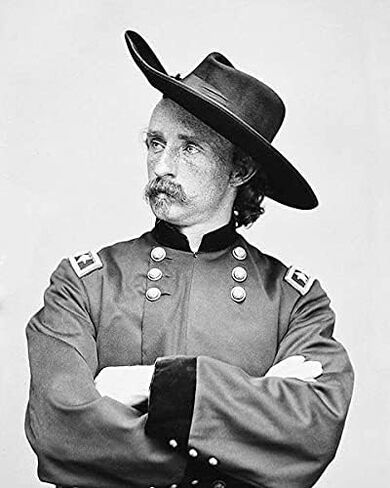 Civil War General George A. Custer Portrait 8x10 Photograph Photo Print in Saudi Arabia
