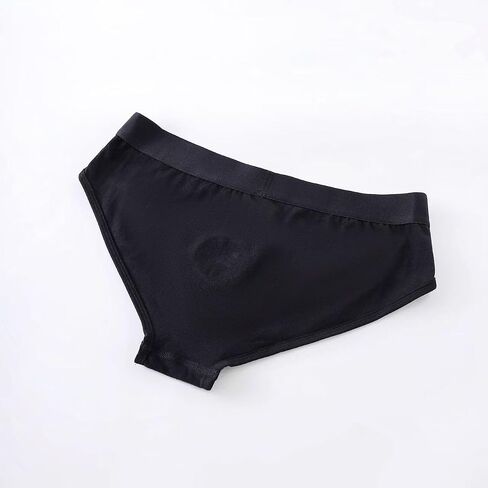 Black Strapless Strapon O-ring Panties Briefs Breathable Briefs in Saudi Arabia