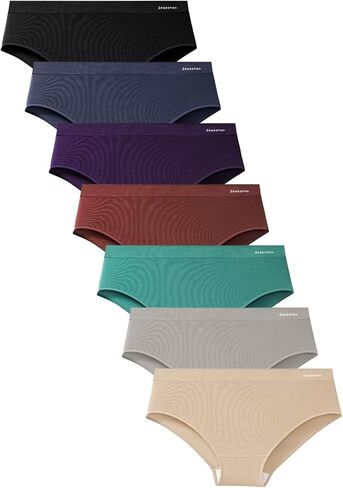 Women's Underwear Viscose Made from Bamboo Ladies Brief Seamless Hipster Panties Stretchy Full Coverage in Saudi Arabia