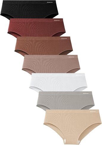 Women's Underwear Viscose Made from Bamboo Ladies Brief Seamless Hipster Panties Stretchy Full Coverage in Saudi Arabia