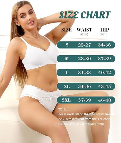 LEVAO 5 Pack Cotton Underwear for Women Comfortable Ladies Bikini Panties Breathable High Waisted Cheeky Briefs in Kuwait