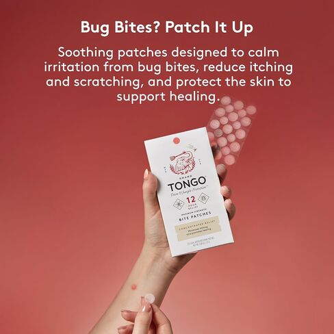 Grand Tongo Bite Relief Patches for Mosquito Bites Hydrocolloid Patch Itch Relief After Bite Treatment 3 Sheets (24 Patches) in Saudi Arabia
