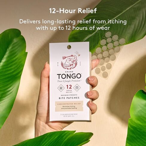 Grand Tongo Bite Relief Patches for Mosquito Bites Hydrocolloid Patch Itch Relief After Bite Treatment 3 Sheets (24 Patches) in Saudi Arabia