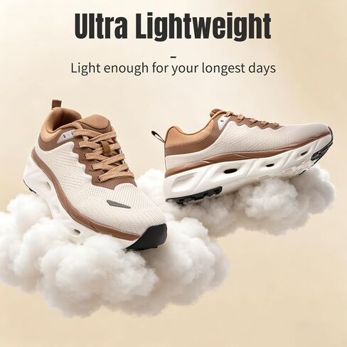 Womens Slip On Walking Shoes Cushioning Non Slip Work Fashion Sneakers Breathable Comfortable Workout Running Tennis Gym Athletic Shoe in Kuwait
