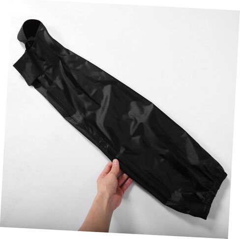 ibasenice 1 Pair Waterproof Rain Pants for Men and Women, Portable Oxford Cloth Cycling Rain Trousers with Shoe Covers, Versatile Outdoor Hiking Rainproof Pants in Black in Kuwait