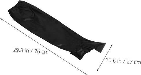 ibasenice 1 Pair Waterproof Rain Pants for Men and Women, Portable Oxford Cloth Cycling Rain Trousers with Shoe Covers, Versatile Outdoor Hiking Rainproof Pants in Black in Kuwait