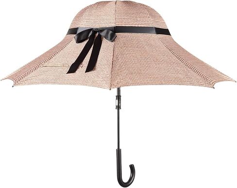 WHAT ON EARTH Hat Print Umbrella - Sun Hat Parasol, Cute Umbrella with Bow in Saudi Arabia