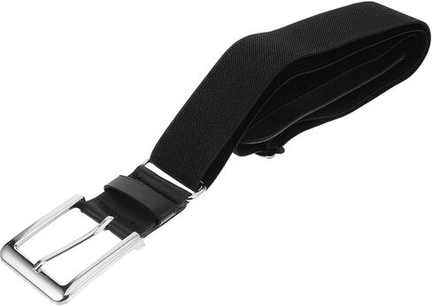 balacoo Adjustable Adult Baseball Belt for Men and Women, Elastic Sports Softball Belt, Black Stretchable Protective Waistband for Outdoor Athletic Use in Kuwait