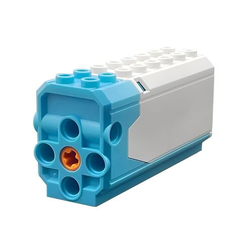 Rechargeable Motor Compatible with LEGO, Adjustable Speed & Reversible Control, USB Charging Block Motor with Cable for DIY Building Projects in Saudi Arabia
