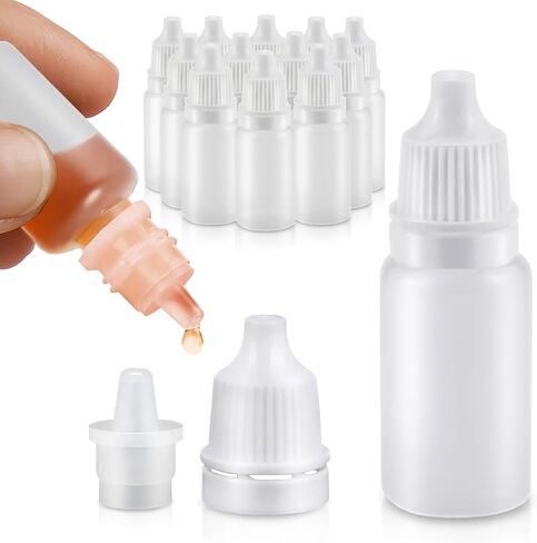50pcs Empty Plastic Dropper Bottle/Dropping Bottles(Drops of Plug Can Removable) Plastic Bottle Eye Liquid Dropper Dropper Portable Plastic Refillable Bottle Container/Screw on Cap for Trav in Saudi Arabia