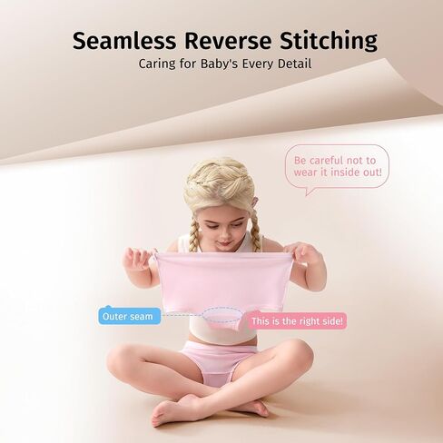 Little Girls 100% Cotton Underwear Toddler Kids Breathable Disposable Panties for Travel School Outdoor Sports Multipack in Saudi Arabia