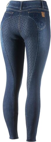 HORZE Kaia HighWaist FS Denim Breech 26 Dark Blue in Kuwait