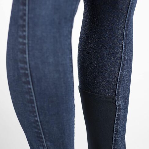 HORZE Kaia HighWaist FS Denim Breech 26 Dark Blue in Kuwait