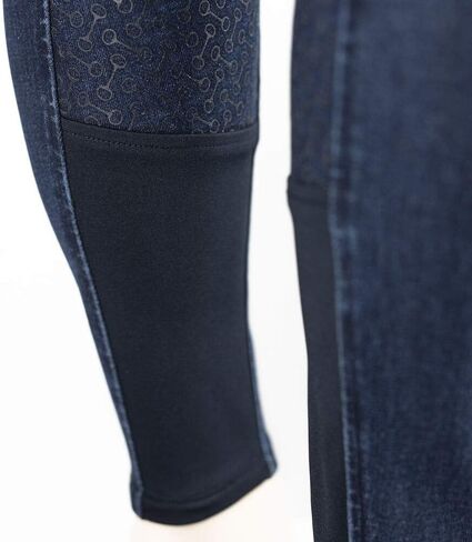 HORZE Kaia HighWaist FS Denim Breech 26 Dark Blue in Kuwait