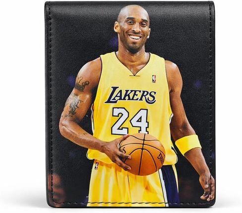 Basketball Wallet, Los Angeles Team, Player 24 Theme Bifold Credit Card Cash Holder Wallet with Gift box for men in Kuwait
