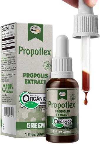 Beelife Brazilian Green Propolis Extract |11% Dry Extract,Bee Propolis Tincture, High Artepillin-C Levels – Natural & Kosher, Antioxidant| Rich Supplement for Health, Wellness- Propolis Drops, 20ml in Saudi Arabia