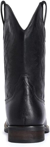 AUSTIN MILL Men’s Cowboy Boots Square Toe Western Boots Pull On Classic Embroidered Country Boots with Slip Resistant Outsole for Work, Rodeo, Casual Wear in Kuwait