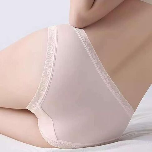 Women's Lace Bikini Underwear 7-Pack – Seamless No Show Panties, Soft Ice Silk, Breathable & Sexy Briefs in Saudi Arabia