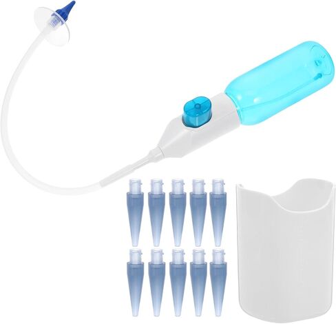FOMIYES Manual Ear Wax Removal Syringe Ear Irrigator Kit with Basin Tips Water Flush Tool in Kuwait