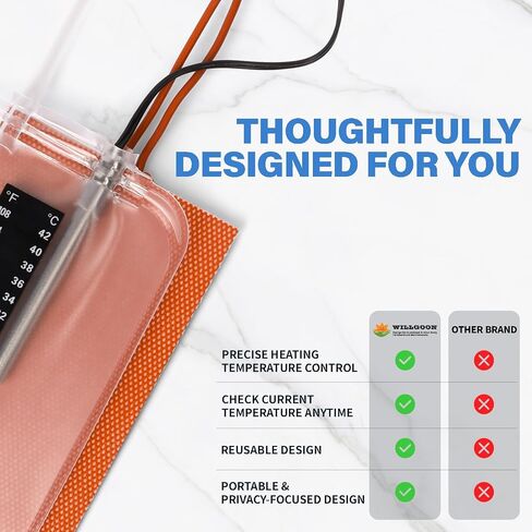 Liquid insulation warmer bag, Maintains 37°C/98.6°F for Up to 4 Hours, Equipped with Visual Temperature Strip, Temperature Sensor for Real-Time Monitoring, Flexible Heating Pad for Uniform Heating in Saudi Arabia