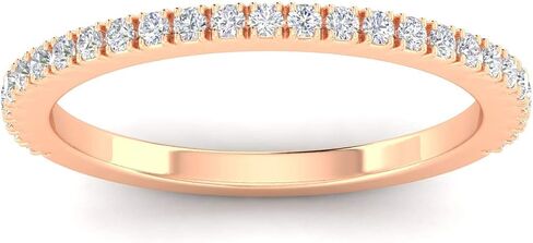 1/4ctw Diamond Wedding Band in 10k Rose Gold in Saudi Arabia