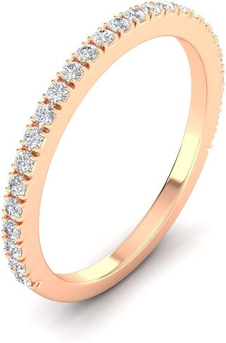 1/4ctw Diamond Wedding Band in 10k Rose Gold in Saudi Arabia