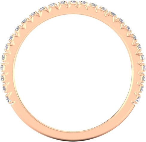 1/4ctw Diamond Wedding Band in 10k Rose Gold in Saudi Arabia